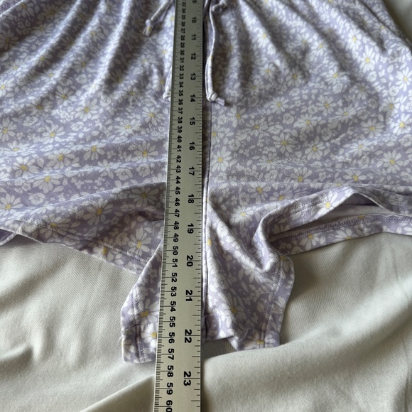 Hollister Floral Spaghetti Strap Babydoll Romper Lilac Purple Size M Outdoor Y2K - Picture 13 of 16